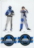 Champion Bun Blue / 鳴田 Isjiro Twin Acrílico Stand Vol. 2 "爆上 Sentai Bun Bunger POP UP SHOP"