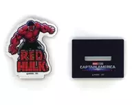 Red Hulk (Letters : Red) Acrylic Stand G Prize "Happy KUJI MARVEL Captain America : Brave New World"