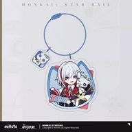 Topaz Chibi Cat Series Acrylic Key Holder "Collapse : Star Rail"
