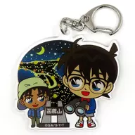 Edogawa Conan & Heiji Hattori Acrylic Key Holder "CASE CLOSED" Mt. Hakodateyama limited