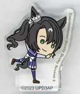 Satono Crown "Uma Musume Pretty Derby Season 3 Tasukeko Trading Mini Acrylic Block"