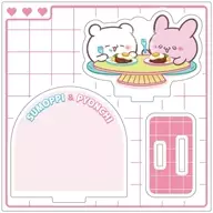 03. Supopi & Pyonchi-A (official illustration) Acrylic Stand Plate "Rabui-zu"