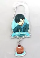 Acrylic Kalabina with Rin Itoshi charm "Blue Rock ~ Amai Yuwaku Butai ~"