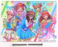 W-Star Award for Acrylic Art Stand "With Atari! Bromide The Quintessential Quintuplets ∞ Palette Series"