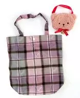 Bear Full Pouch & Bag (Strawberry Latte) "Tully's Coffee"