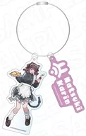 夏色花梨 ワイヤーキーホルダー ジャージメイド ver. 「TOKYO6キャラクターズ」