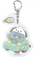 04. Acrylic Key Holder with Tuxedo Thumb (Graphic Art Illustration) Parts "Hatsudambu"