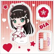 [New] 04. Kurosawa Diamond (Mini Character Illustration) Acrylic Stand Plate Space Ver. "Love Live! Sunshine!"