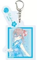 03. Nakano Miku (SPARKLY PAINT) acrylic key holder with parts "The Quintessential Quintuplets *"