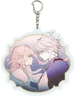 01. Rabbi & Stella A (official illustration) Decaacrylic key holder "Hana Kuramu-kun no Meteor"
