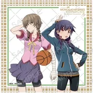 Kamihara Suruga x Amaon Suzuha Hand Towel "BAKEMONOGATARI x STEINS;GATE"