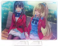 [単品] 堀北鈴音＆軽井沢恵 アクリルパネル 「ライトノベル ようこそ実力至上主義の教室へ 3年生編 第1巻 メロンブックス限定版」 同梱特典