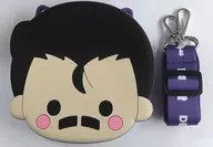 Momori Kogoro Platinum Zacca Silicon Pouch with Shoulders, Vol. 1 "CASE CLOSED"