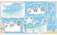 08.集合デザイン(グラフアートイラスト) プレミアム アクリルジオラマプレート 「はぴだんぶい」
