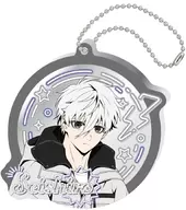 3. Seishiro calm sea Neon Sign Style Mirror Acrylic Key Holder "Blue Lock"