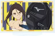 05. Akane Haruka (Scene photograph illustration) Acrylic Stand "Sky Blue Utility"