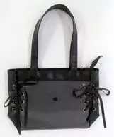 Black Pain Bag Lace-Up Tote Bag