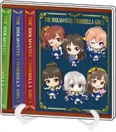[New] 02. Bookshelf style design (original costume ver.) Mini Character illustration acrylic art stand "idol Master Cinderella Girls"
