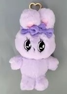 Lavender Bunny (Purple / Heart Key Chain) mascot "Esther Bunny - Esther Bunny -"