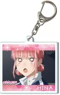 Design 09. Butterfly flower (C) acrylic key holder "Ao no Hako"