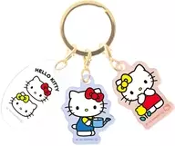 Hello Kitty 3 Charm Key Holder "Sanrio Character Connectors"