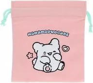Hanamaru拉绳包(粉色)SAGARA刺绣角色