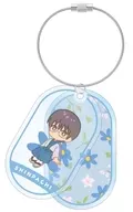 Shimura Shinpachi Botania 2-Strand Wire BIG Acrylic Key Holder "GINTAMA"