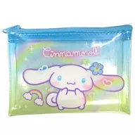 Cinnamoroll (Breast Kyun Memories) Clear Flat Pouch (S) "Sanrio Character Connectors"