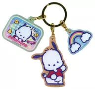 Pochakko (Breast Kyun Memories) 3-chain acrylic key holder "Sanrio Character Connectors"
