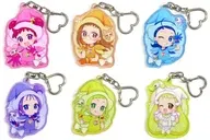 Juego de 6 tipos "Ojamajo Doremi Acrílico Key Holder" limitado a FamilyMart