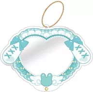 05. Blue-Green PIKHA acrylic frame, spiral Mimi soup ribbon ver.
