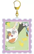 14 : 00 Nyanko-sensei (Nyanko-sensei 1 day ver.) Illustration BIG acrylic key holder "Natsume's BOOK of FRIENDS"