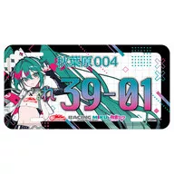 Racing Miku 2025 Ver. License plate style aluminum plate "Hatsune Miku GT Project"