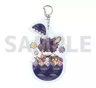 06. Utabibito (Easter ver.) Acrylic Key Holder with Graphic Art Illustration Parts "Blue Lock"