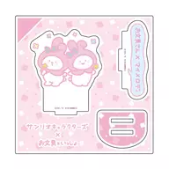お文具さん×マイメロディ アクリルスタンドプレート 「お文具といっしょ×サンリオキャラクターズ POP UP SHOP」
