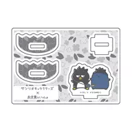 名も無き者×バッドばつ丸 ゆらゆらアクリルスタンド 「お文具といっしょ×サンリオキャラクターズ POP UP SHOP」