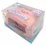 Pastel de malvavisco de fresa (rosa) Pastel de malvavisco con un oso de malvavisco