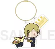 04.七海建人×ポムポムプリン カラーワイヤーキーホルダー 「呪術廻戦 懐玉・玉折×サンリオキャラクターズ」