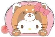 ハローキティ(レッサーパンダ) バンザイシリーズ オーバルポーチ 「サンリオキャラクターズ」