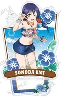 園田海未(μ’s プールver.) きらりんアクリルスタンド 「ラブライブ!スクールアイドルフェスティバル」