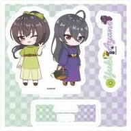 04.有希＆綾乃　フルーツver.(POP Artイラスト) アクリルスタンドプレート 「時々ボソッとロシア語でデレる隣のアーリャさん」