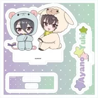06.有希＆綾乃　アニマルver.(POP Artイラスト) アクリルスタンドプレート 「時々ボソッとロシア語でデレる隣のアーリャさん」