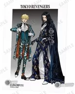 [新品] 場地圭介＆松野千冬 描き起こし Art by AU スーツver. A6アクリルパネル 「東京リベンジャーズ」