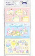 A柄 ハッピースクール ポケットティッシュ 「すみっコぐらし」