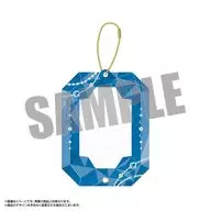 5.ブルー amieオリジナル ジュエリーアクリルフレーム 宝石ver.