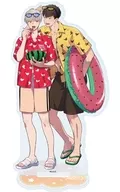 [新品] 01.縞ほっけ先生(描き下ろしイラスト) アクリルスタンド 「社会人カップルのSummer Vacation BLフェア」
