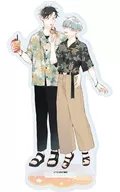 [新品] 01.ぺそ太郎先生(描き下ろしイラスト) アクリルスタンド 「社会人カップルのSummer Vacation BLフェア」