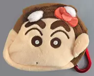 しんちゃん×ハローキティ カラビナ付きふわミニポーチ 「クレヨンしんちゃん×サンリオキャラクターズ」