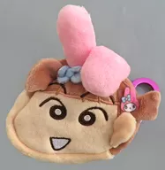 ネネちゃん×マイメロディ カラビナ付きふわミニポーチ 「クレヨンしんちゃん×サンリオキャラクターズ」