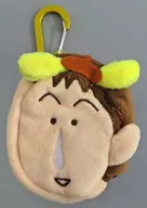 ボーちゃん×ポムポムプリン カラビナ付きふわミニポーチ 「クレヨンしんちゃん×サンリオキャラクターズ」